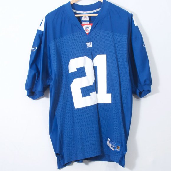 NY Giants 50 Men's Jersey Blue BARBER 21 Reebok NFL Equipment Nylon - Picture 2 of 6